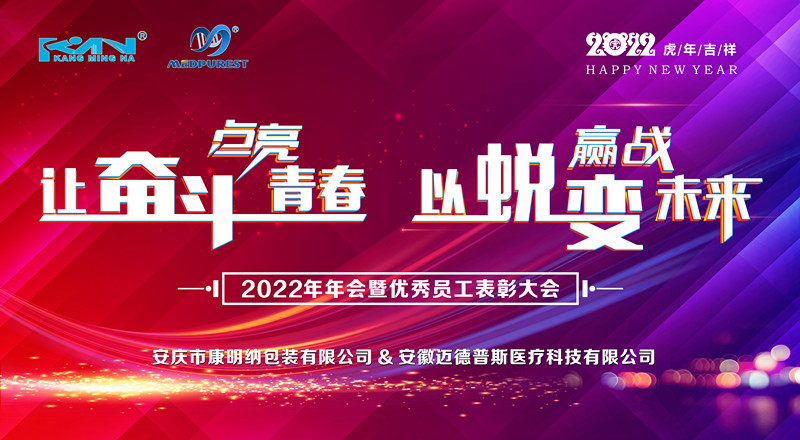 【年会盛典】“让奋斗点亮青春 以蜕变赢战未来”2022年年会暨优秀员工表彰大会圆满举办！