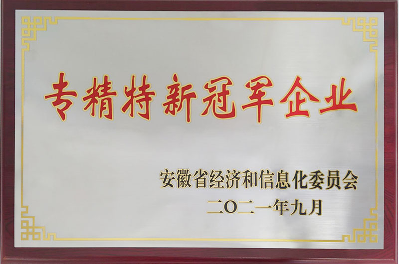 喜讯！迈德普斯被认定为安徽省专精特新冠军企业